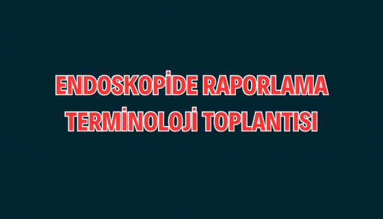 ENDOSKOPİDE RAPORLAMA ve TERMİNOLOJİ TOPLANTISI 